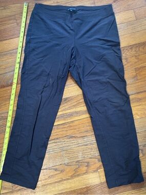 Eileen Fisher Petite s Dark grey Stretch pull on pants